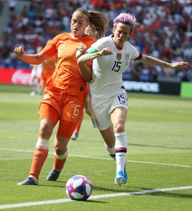 美国女足反击成功,取得胜利 美国女足反击成功,取得胜利